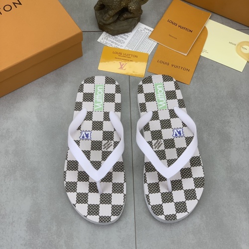 Wholesale Louis Vuitton Slippers For Men #1197359 $45.00 USD, Wholesale Quality Replica Louis Vuitton Slippers