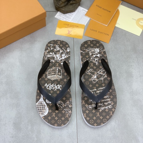 Wholesale Louis Vuitton Slippers For Men #1197383 $45.00 USD, Wholesale Quality Replica Louis Vuitton Slippers