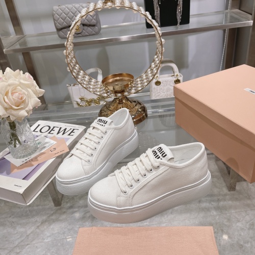 Wholesale MIU MIU Casual Shoes For Women #1197554 $100.00 USD, Wholesale Quality Replica MIU MIU Casual Shoes