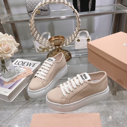 Wholesale MIU MIU Casual Shoes For Women #1197555 $100.00 USD, Wholesale Quality Replica MIU MIU Casual Shoes