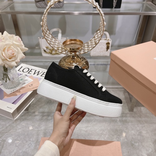 Replica MIU MIU Casual Shoes For Women #1197556 $100.00 USD for Wholesale