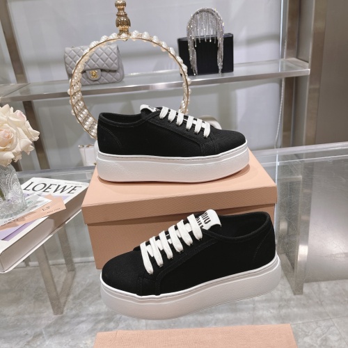 Replica MIU MIU Casual Shoes For Women #1197556 $100.00 USD for Wholesale