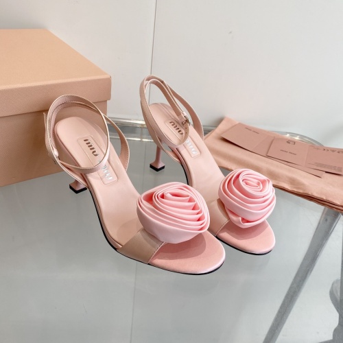 Replica MIU MIU Sandal For Women #1197568 $100.00 USD for Wholesale