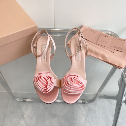 Replica MIU MIU Sandal For Women #1197568 $100.00 USD for Wholesale