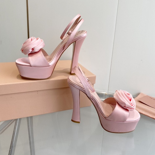 Replica MIU MIU Sandal For Women #1197572 $108.00 USD for Wholesale