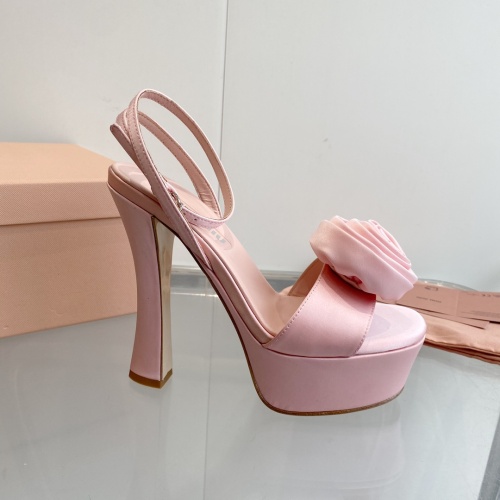 Replica MIU MIU Sandal For Women #1197572 $108.00 USD for Wholesale