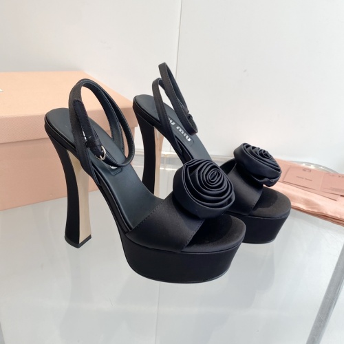 Replica MIU MIU Sandal For Women #1197573 $108.00 USD for Wholesale