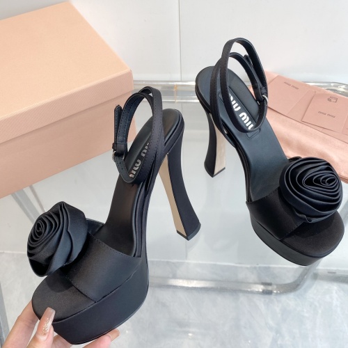 Replica MIU MIU Sandal For Women #1197573 $108.00 USD for Wholesale