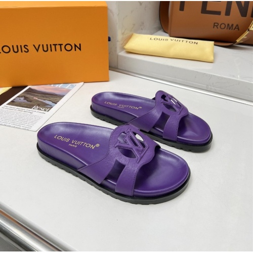 Wholesale Louis Vuitton Slippers For Women #1197708 $76.00 USD, Wholesale Quality Replica Louis Vuitton Slippers