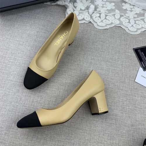 Wholesale Chanel High-Heeled Shoes For Women #1197747 $88.00 USD, Wholesale Quality Replica Chanel High-Heeled Shoes