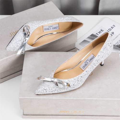 Wholesale Jimmy Choo High-Heeled Shoes For Women #1197749 $96.00 USD, Wholesale Quality Replica Jimmy Choo High-Heeled Shoes