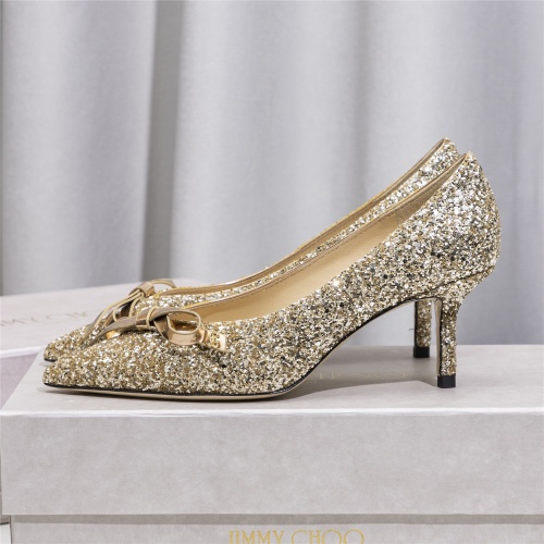 Replica Jimmy Choo High-Heeled Shoes For Women #1197750 $96.00 USD for Wholesale