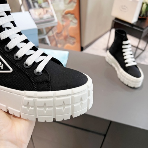 Replica Prada High Top Shoes For Women #1197764 $88.00 USD for Wholesale