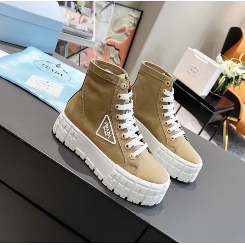 Replica Prada High Top Shoes For Women #1197767 $85.00 USD for Wholesale