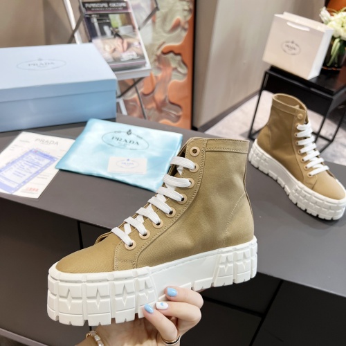 Replica Prada High Top Shoes For Women #1197767 $85.00 USD for Wholesale