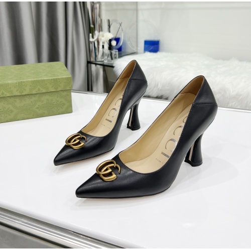 Wholesale Gucci High-Heeled Shoes For Women #1197989 $80.00 USD, Wholesale Quality Replica Gucci High-Heeled Shoes