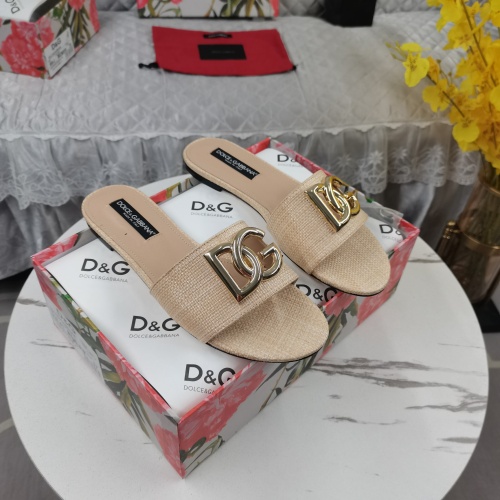 Wholesale Dolce &amp; Gabbana D&amp;G Slippers For Women #1198069 $115.00 USD, Wholesale Quality Replica Dolce &amp; Gabbana D&amp;G Slippers