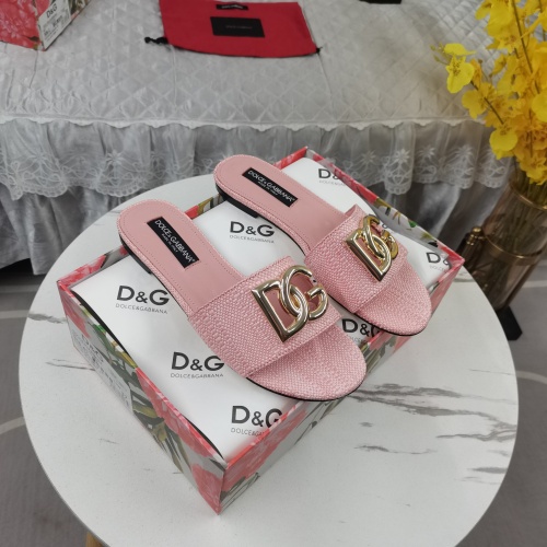 Wholesale Dolce &amp; Gabbana D&amp;G Slippers For Women #1198070 $115.00 USD, Wholesale Quality Replica Dolce &amp; Gabbana D&amp;G Slippers