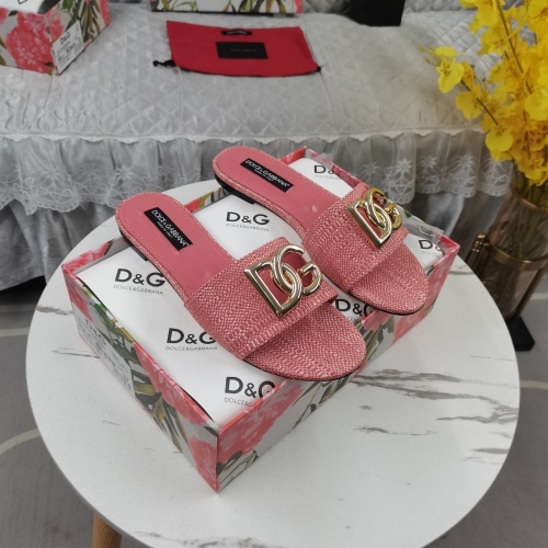 Wholesale Dolce &amp; Gabbana D&amp;G Slippers For Women #1198071 $115.00 USD, Wholesale Quality Replica Dolce &amp; Gabbana D&amp;G Slippers