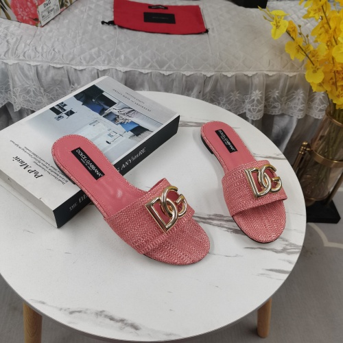 Replica Dolce & Gabbana D&G Slippers For Women #1198071 $115.00 USD for Wholesale