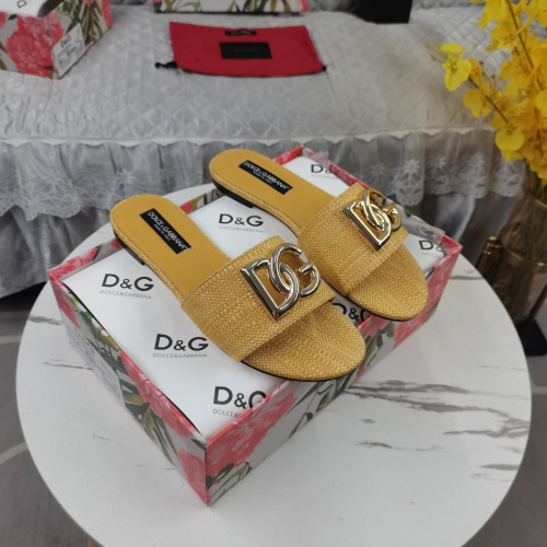 Wholesale Dolce &amp; Gabbana D&amp;G Slippers For Women #1198076 $115.00 USD, Wholesale Quality Replica Dolce &amp; Gabbana D&amp;G Slippers