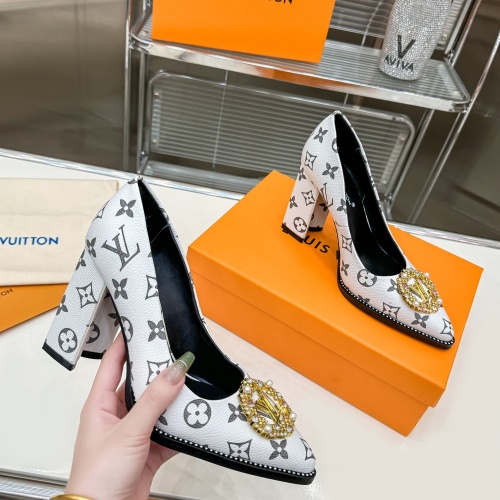 Replica Louis Vuitton High-Heeled Shoes For Women #1198096 $85.00 USD for Wholesale