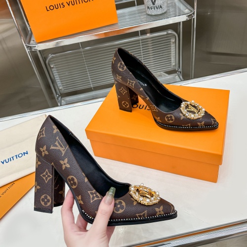 Replica Louis Vuitton High-Heeled Shoes For Women #1198097 $85.00 USD for Wholesale