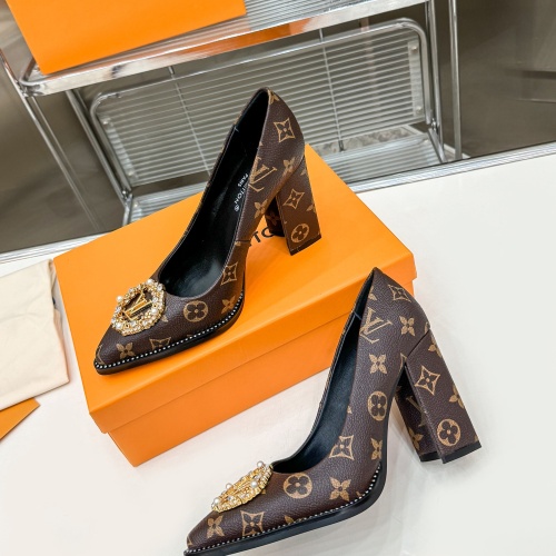 Replica Louis Vuitton High-Heeled Shoes For Women #1198097 $85.00 USD for Wholesale