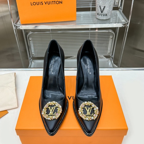 Replica Louis Vuitton High-Heeled Shoes For Women #1198098 $85.00 USD for Wholesale