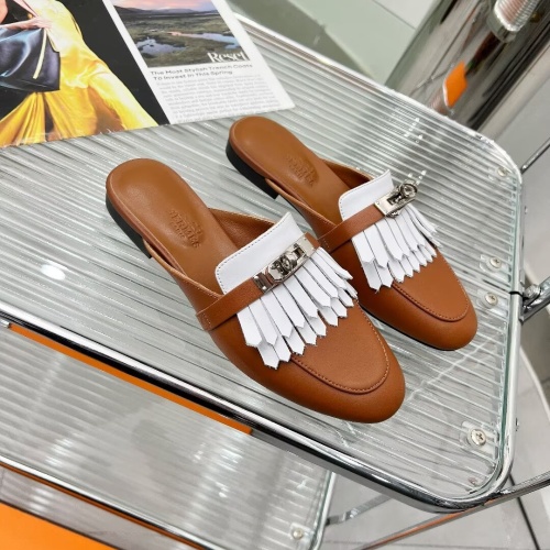 Replica Hermes Slippers For Women #1198147 $88.00 USD for Wholesale