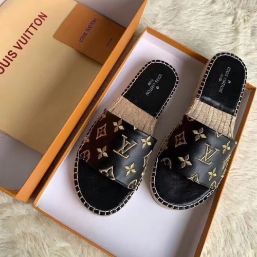 Wholesale Louis Vuitton Slippers For Women #1198160 $64.00 USD, Wholesale Quality Replica Louis Vuitton Slippers