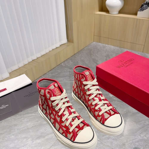 Replica Valentino High Tops Shoes For Men #1198233 $92.00 USD for Wholesale