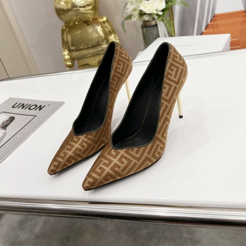 Wholesale Balmain High-Heeled Shoes For Women #1198256 $118.00 USD, Wholesale Quality Replica Balmain High-Heeled Shoes