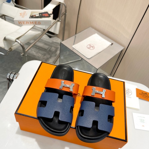 Replica Hermes Slippers For Men #1198283 $88.00 USD for Wholesale