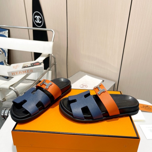 Replica Hermes Slippers For Men #1198283 $88.00 USD for Wholesale