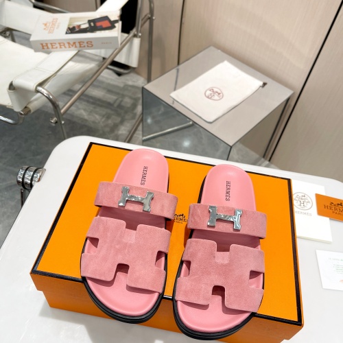 Replica Hermes Slippers For Women #1198290 $88.00 USD for Wholesale