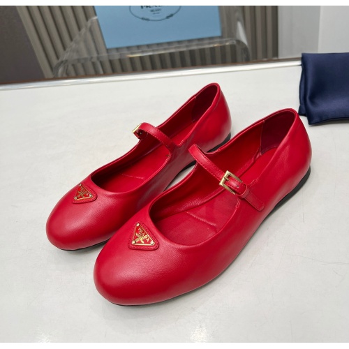 Wholesale Prada Flat Shoes For Women #1198292 $98.00 USD, Wholesale Quality Replica Prada Flat Shoes