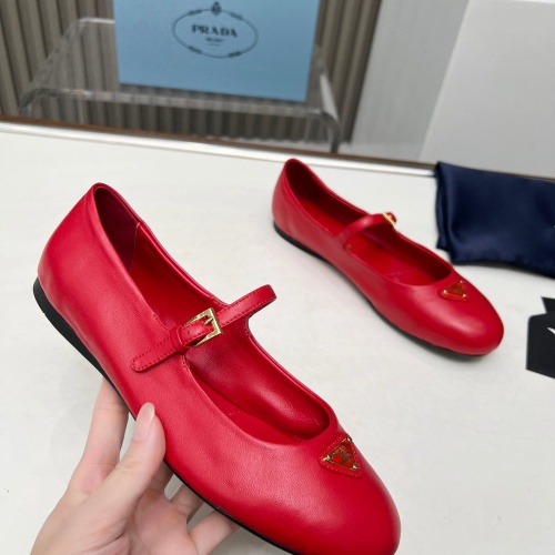 Replica Prada Flat Shoes For Women #1198292 $98.00 USD for Wholesale