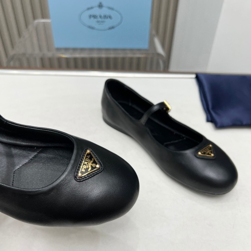 Replica Prada Flat Shoes For Women #1198293 $98.00 USD for Wholesale