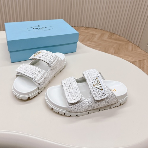 Wholesale Prada Slippers For Women #1198314 $122.00 USD, Wholesale Quality Replica Prada Slippers