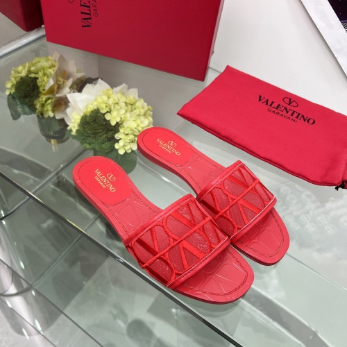 Replica Valentino Slippers For Women #1198328 $82.00 USD for Wholesale