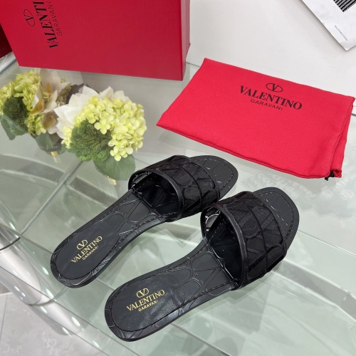 Replica Valentino Slippers For Women #1198331 $82.00 USD for Wholesale