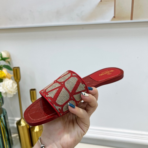 Replica Valentino Slippers For Women #1198340 $82.00 USD for Wholesale