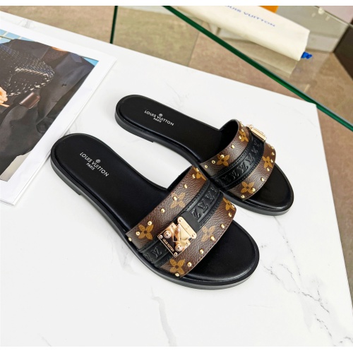 Wholesale Louis Vuitton Slippers For Women #1198360 $64.00 USD, Wholesale Quality Replica Louis Vuitton Slippers