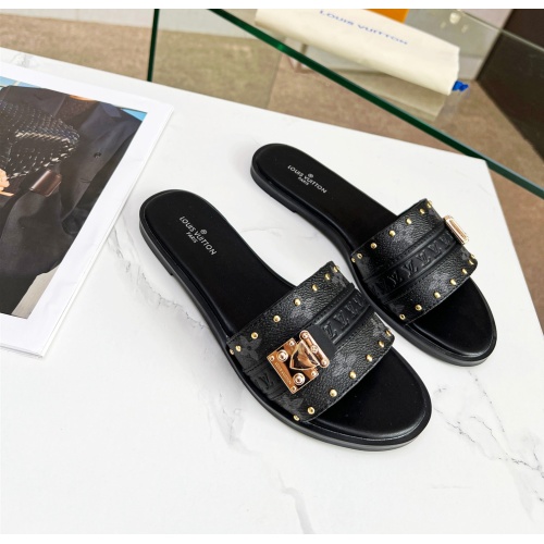 Wholesale Louis Vuitton Slippers For Women #1198361 $64.00 USD, Wholesale Quality Replica Louis Vuitton Slippers