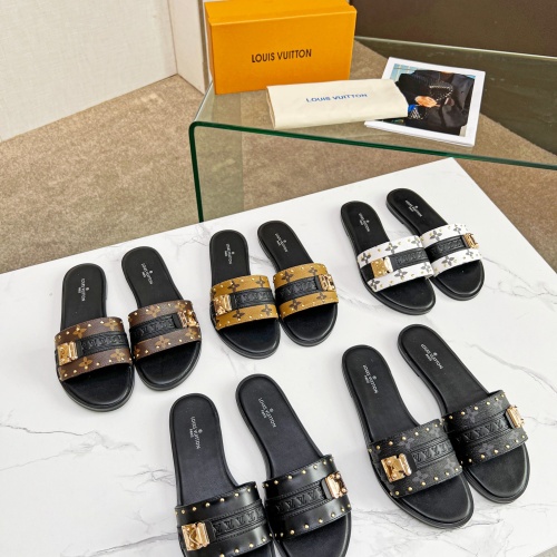 Replica Louis Vuitton Slippers For Women #1198361 $64.00 USD for Wholesale