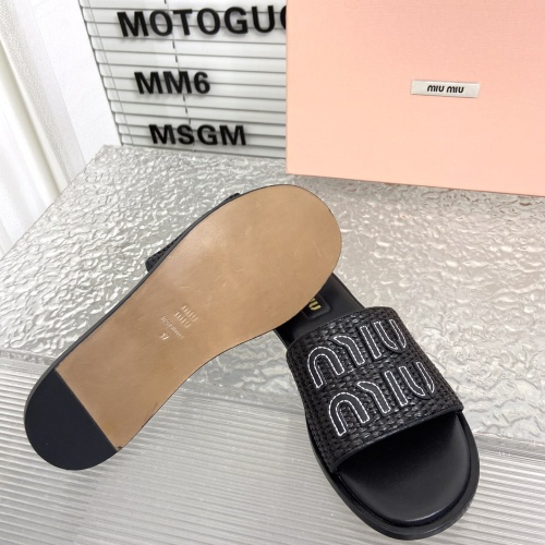 Replica MIU MIU Slippers For Women #1198393 $108.00 USD for Wholesale