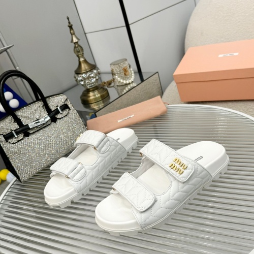 Wholesale MIU MIU Slippers For Women #1198397 $85.00 USD, Wholesale Quality Replica MIU MIU Slippers