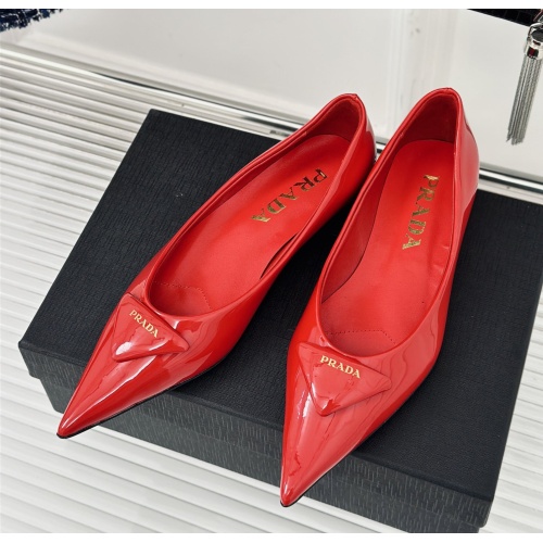 Wholesale Prada Flat Shoes For Women #1198424 $112.00 USD, Wholesale Quality Replica Prada Flat Shoes