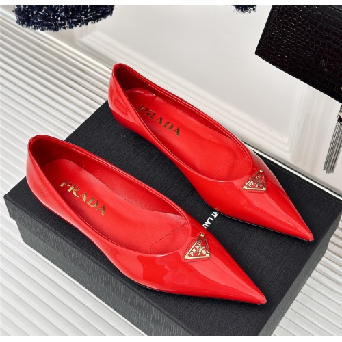 Replica Prada Flat Shoes For Women #1198427 $112.00 USD for Wholesale